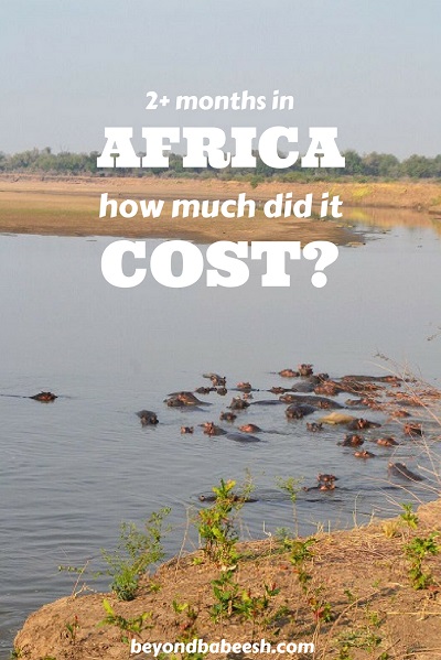 how much i paid to travel in africa