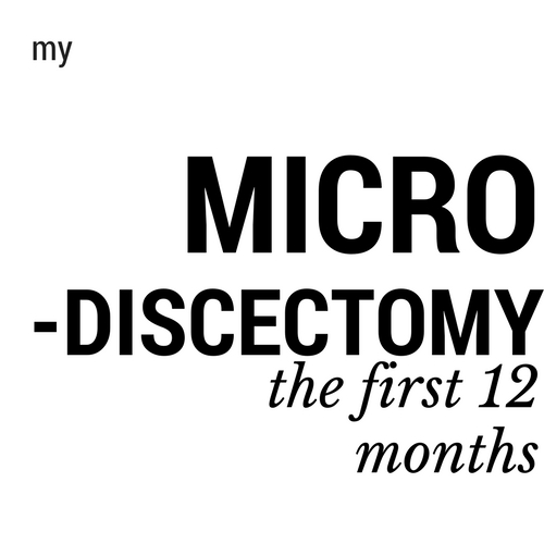 microdiscectomy scar