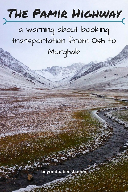 transportation from osh to murghab