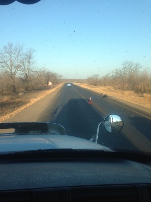 hitchhiking to botswana