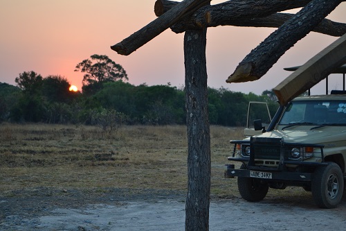 kafue sunset zambia