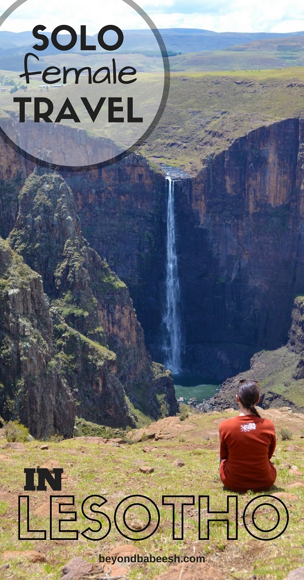 woman travels alone to lesotho