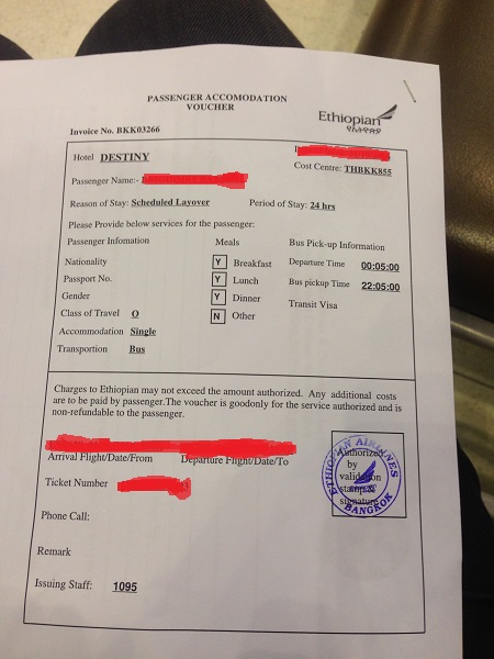 Ethiopian airlines cheap lost baggage compensation