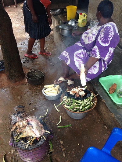 food from uganda being made